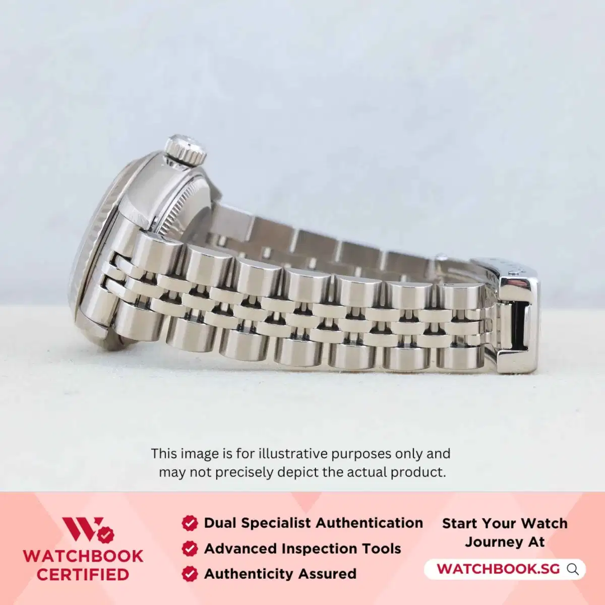 Rolex Datejust 69174 Pink w Roman Jubilee thumbnail