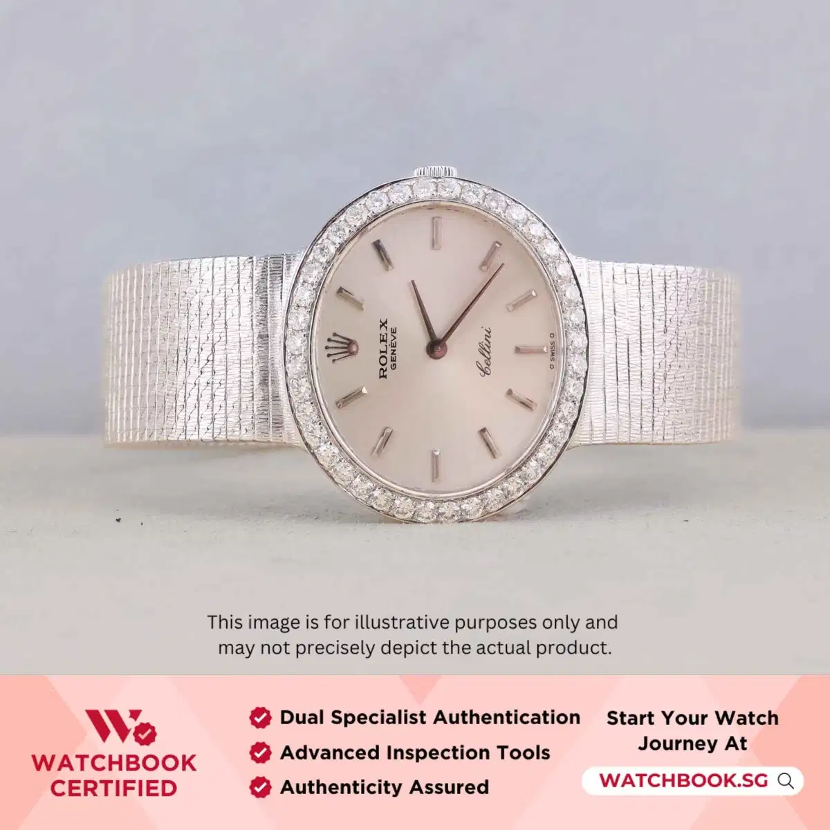 Rolex Cellini 3981 Silver Bracelet thumbnail